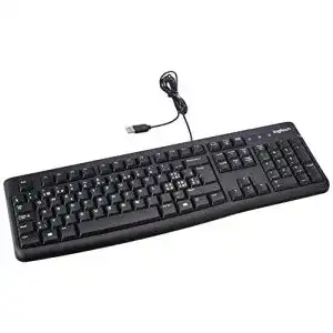 Logitech K120 USB-Tastatur kabelgebunden für Büroanwendungen