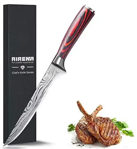 Ausbeinmesser AIRENA 6,5 Zoll – Japanisches Küchenmesser für Fleisch und Fisch