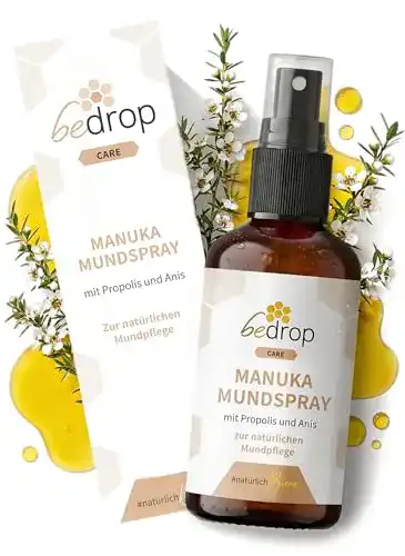 Mundspray bedrop Propolis Halsspray mit Manuka Honig und Anis