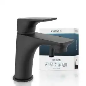 Schütte 33216 Boston Wasserhahn Bad Schwarz Matt