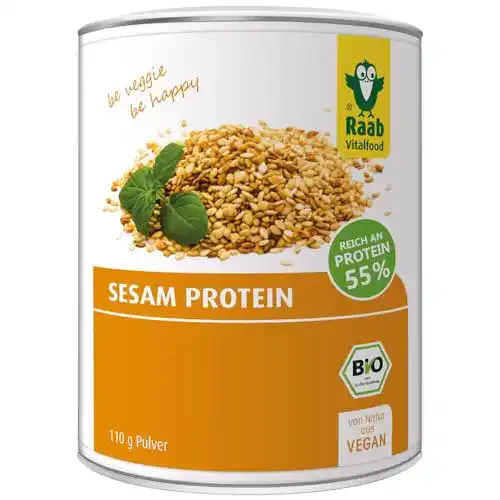 Veganes Proteinpulver von Raab Vitalfood aus Bio-Sesam