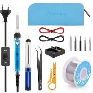 Lötkolben Set OneAmg 60W mit Zubehör und Temperaturregelung