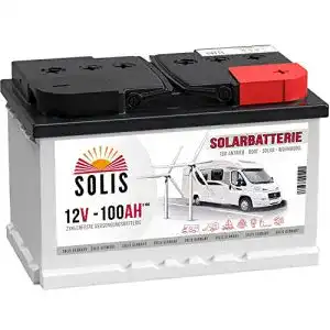 Autobatterie 100Ah Solarbatterie 12V von SOLIS