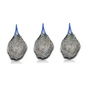 Heunetz Pferdelinis für Pferde, extra engmaschig 3 cm, Set mit 3 Netzen