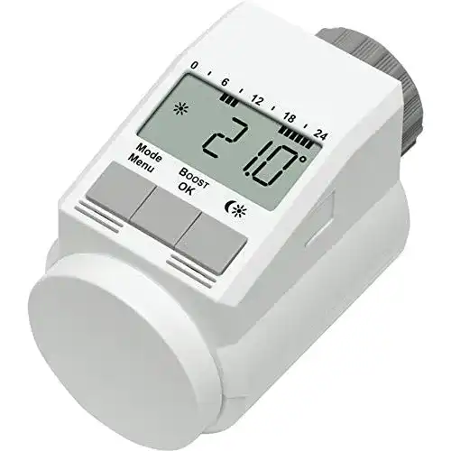 Heizkörperthermostat Eqiva Modell L in Weiß für effiziente Temperaturregelung