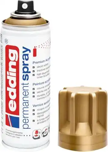 Edding E-5200 Goldlack Permanent Spray 200 ml in verschiedenen Farben