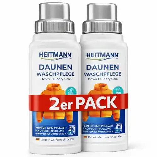 Daunenwaschmittel Heitmann für Daunenwäsche, Reinigung und Pflege