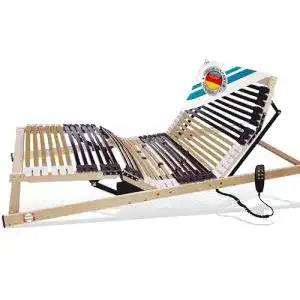 Lattenrost 90 x 200 cm mit 7-Zonen-Technologie und 42 Federleisten
