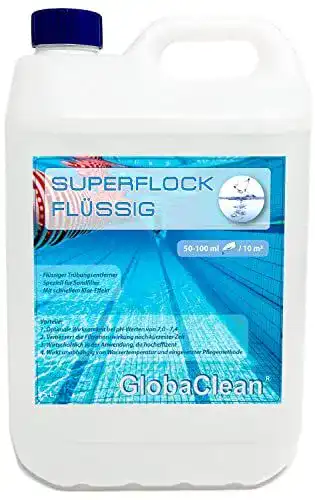 Flockungsmittel GlobaClean 5 L für Pool