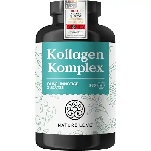 Hyaluron Kollagen Kapseln von Nature Love – Kollagen Komplex