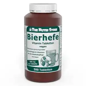 Bierhefe Tabletten The Nutri Store mit 500 mg B-Vitaminen