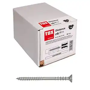 Justierschraube Distance verzinkt, 6 x 60 mm, 100 Stück
