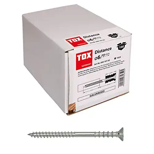 Justierschraube Distance verzinkt, 6 x 60 mm, 100 Stück