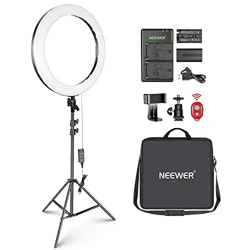 Ringlicht NEEWER RP20-B 20 Zoll LED mit Ständer und Telefonhalter
