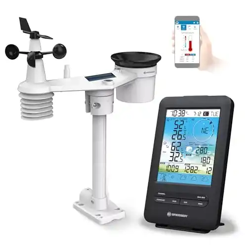 Bresser Wetterstation Funk mit Außensensor und 4-Tages-Vorhersage