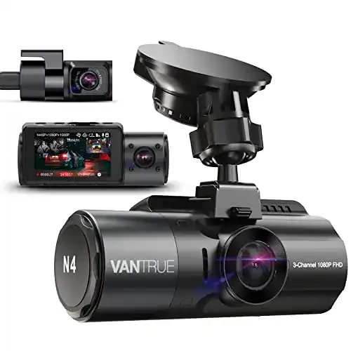 Dashcam Vantrue N4 mit 3 Linsen und 4K Auflösung