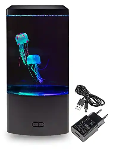 Chilitec Quallenlampe Jellyfish Dekoleuchte für Stimmungslicht