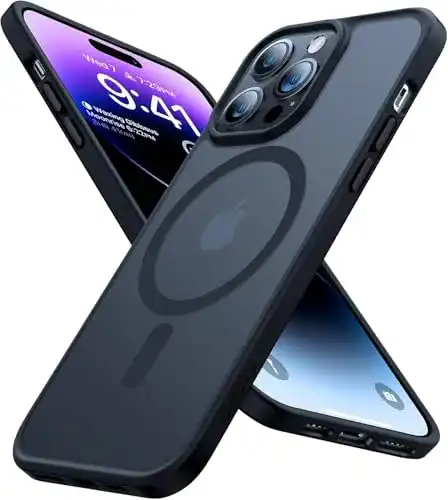 Torras Hülle für iPhone 14 Pro Max mit MagSafe und Militärschutz