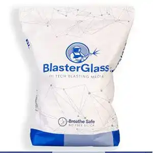 Blasterglass Hi Tech Strahlmittel 40-60 für Sandstrahltechnik 10 kg