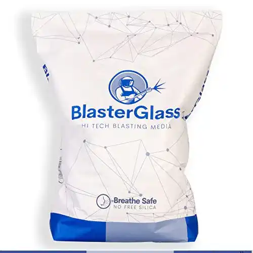 Blasterglass Hi Tech Strahlmittel 40-60 für Sandstrahltechnik 10 kg