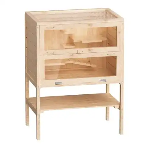 Hamsterkäfig Wiltec mit 3 Etagen, 600 x 400 x 800 mm