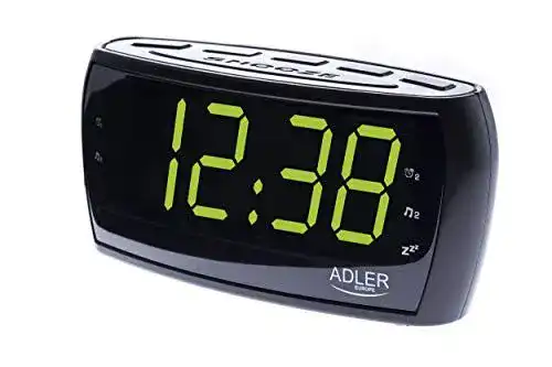 Radiowecker für Senioren von Adler Europe mit großem Display