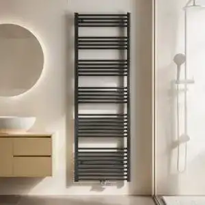 Badheizkörper Emke Handtuchheizkörper Gerade 1800×600 mm mit Mittelanschluss