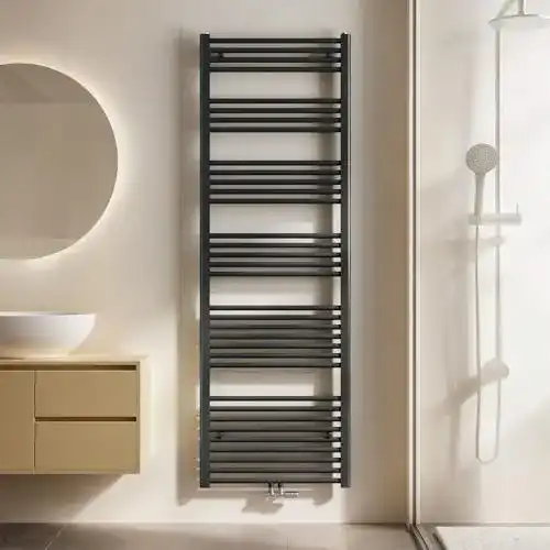 Badheizkörper Emke Handtuchheizkörper Gerade 1800×600 mm mit Mittelanschluss