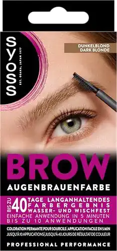 Syoss Augenbrauen Kit 6-1 Dunkelblond – professionelle Augenbrauenfarbe