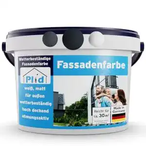 Sockelfarbe plid – Fassadenfarbe Außen in Anthrazitgrau, 5l