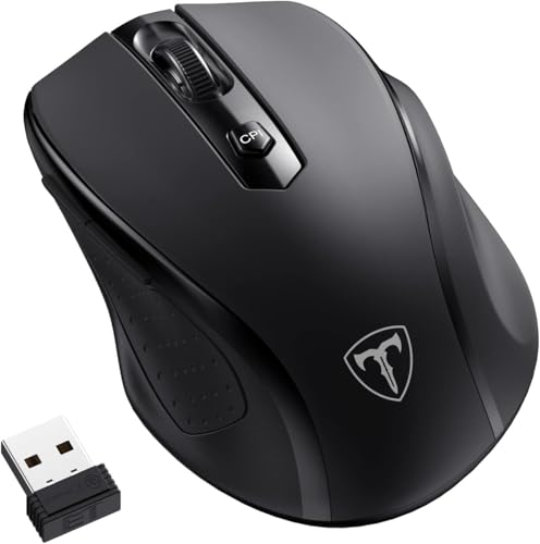 Kabellose PC-Maus LODVIE mit 2400 DPI für verschiedene Anwendungen