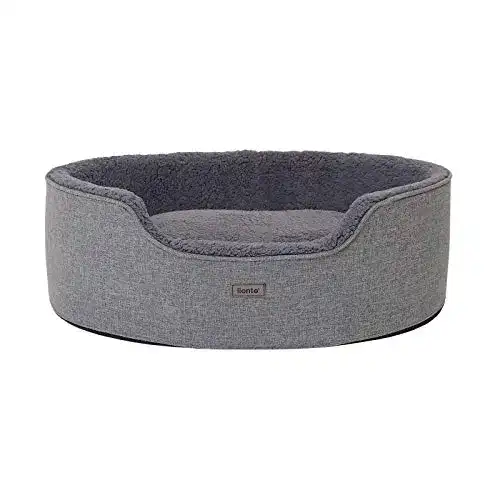 Katzenbett Lionto Hundebett mit Wendekissen und waschbarem Bezug
