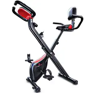 F-Bike Heimtrainer Sportstech mit LCD-Konsole und klappbarem Design