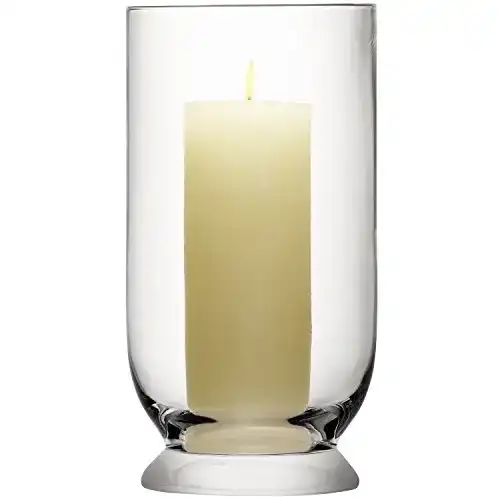 Kerzenglas LSA International Terrace Sturmlaterne aus Glas, 30 cm