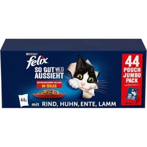 Katzenfutter FELIX So gut wie es aussieht nass in Gelee Sorten-Mix