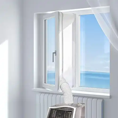 Fensterabdichtung für mobile Klimaanlagen von Hoomee, 400 cm