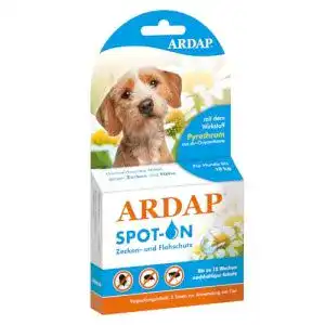 Zeckenschutz für Hunde bis 10 kg ohne Chemie – ARDAP Spot On
