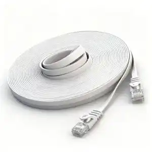 LAN-Kabel 20m Cat6 Flachbandkabel für Gaming und Streaming