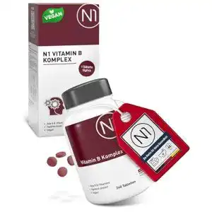 Vitamin B Komplex hochdosiert in veganen Tabletten