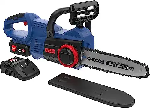 Güde Akku Kettensäge KS 18-401-30 mit 18 V und 24 cm Schnittlänge