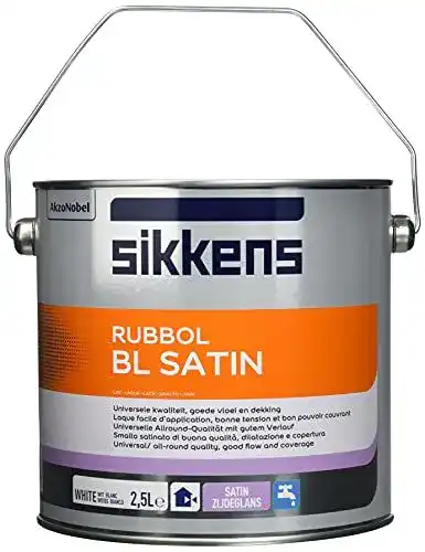 Weißlack Sikkens 38203 Rubbol BL Satin 2500 Liter