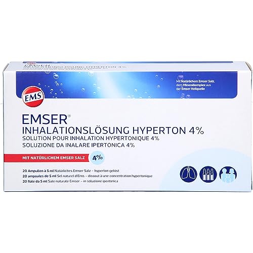 Inhalationslösung Emser hyperton 4% mit natürlichem Salz für Vernebler