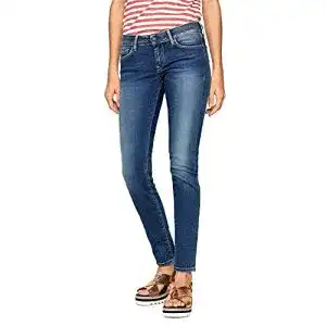 Pepe Jeans Damen Soho Skinny Jeans in Blau (Denim-Z63), 27W