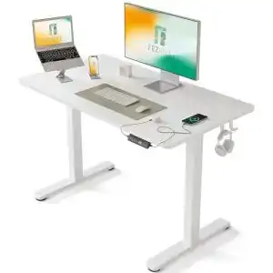 Höhenverstellbarer Schreibtisch FEZIBO Elektrisch 100 x 60 cm