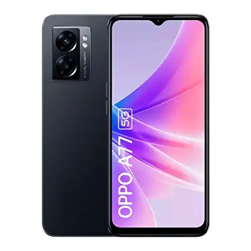 Oppo A77 5G Smartphone 4GB/64GB in Schwarz (Midnight Black) Dual SIM