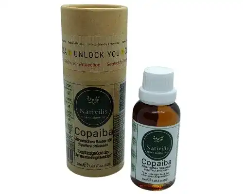 Copaiba-Öl von Nativilis – Ätherisches Balsamöl für Haut- und Gelenkpflege