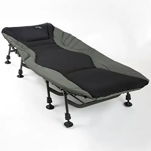 Karpfenliege Mostal Alu King Size Bedchair mit 8 Beinen