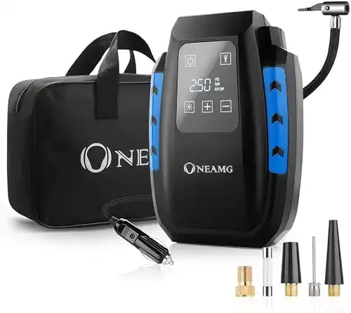 Kompressor OneAmg 12V Luftpumpe für Auto und Reifeninflation