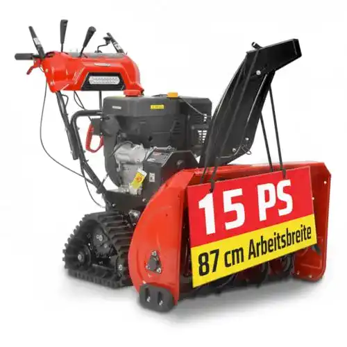 Benzin Schneefräse Hecht mit 87 cm Arbeitsbreite und E-Start