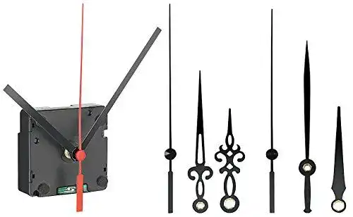 Funkuhrwerk St. Leonhard mit 3 Zeigersets für Wanduhren
